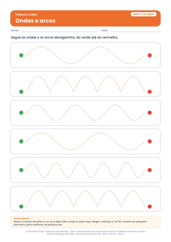 Folha Ondas e arcos